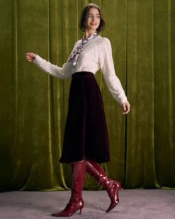 The Beige Round Neck Ribbed Pointelle Sweater 8 The Beige Round Neck Ribbed Pointelle Sweater -Outlet Dress Mix Up Store the beige round neck pointelle sweater tops njyxht