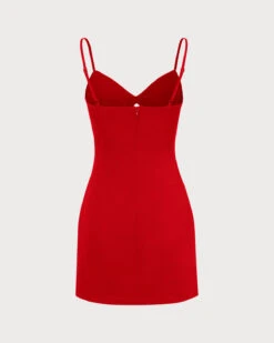 The Red V Neck Cutout Sleeveless Mini Dress -Outlet Dress Mix Up Store the black cut out mini dress dresses bzu4vq 31d56ee1 61e5 45de a558 811031fdecd7