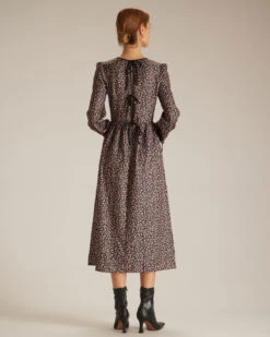 The Black Floral Hollow Out Back Maxi Dress -Outlet Dress Mix Up Store the black floral hollow out back maxi dress dresses lqv4na