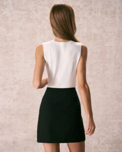 The Black High Waisted Ruffle Trim Mini Skirt 11 The Black High Waisted Ruffle Trim Mini Skirt -Outlet Dress Mix Up Store the black ruffle trim mini skirt bottoms mgn0xy