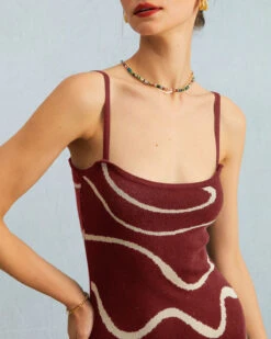The Wine Red Wave Mermaid Knit Midi Dress -Outlet Dress Mix Up Store the black wave mermaid hem kint midi dress dresses h5bx5y d1ab9dc5 5467 4d9a b1e0 679d4050f786