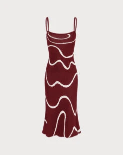 The Wine Red Wave Mermaid Knit Midi Dress -Outlet Dress Mix Up Store the black wave mermaid hem kint midi dress dresses ljt5if 3aba88c0 65a6 4b34 b26b be2325599d29