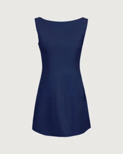 The Navy Boat Neck Cutout Mini Dress -Outlet Dress Mix Up Store the boat neck pocket mini dress dresses nvvhb5 242dc256 8c8c 4c4c ae11 af1142f5ac1e