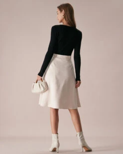 The Black Boat Neck Bowknot Front Knit Top -Outlet Dress Mix Up Store the bowknot front cutout knit top tops ig56pn