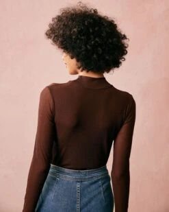 The Coffee Round Neck Cutout Ribbed Knit Top -Outlet Dress Mix Up Store the coffee cut out diamond knit top tops ufajew 679946