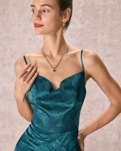 The Navy Cowl Neck Jacquard Maxi Dress 10 The Navy Cowl Neck Jacquard Maxi Dress -Outlet Dress Mix Up Store the cowl neck jacquard dress dresses pevjcl