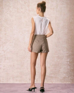 The White Cowl Neck Hollow Out Blouse 10 The White Cowl Neck Hollow Out Blouse -Outlet Dress Mix Up Store the cowl neck sleeveless blouse tops uqsi8c