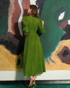 The Puff Sleeve Cutout Slit Maxi Dress -Outlet Dress Mix Up Store the cutout split maxi dress dresses mud5yo 886814