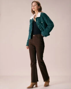 The Green Single Breasted Corduroy Jacket 8 The Green Single Breasted Corduroy Jacket -Outlet Dress Mix Up Store the double pocket corduroy jacket outerwear 9x43x8