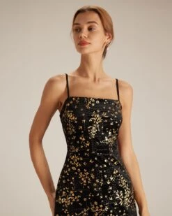 The Black Floral Sheath Slip Mini Dress -Outlet Dress Mix Up Store the gold floral velvet dress dresses 6m2taj