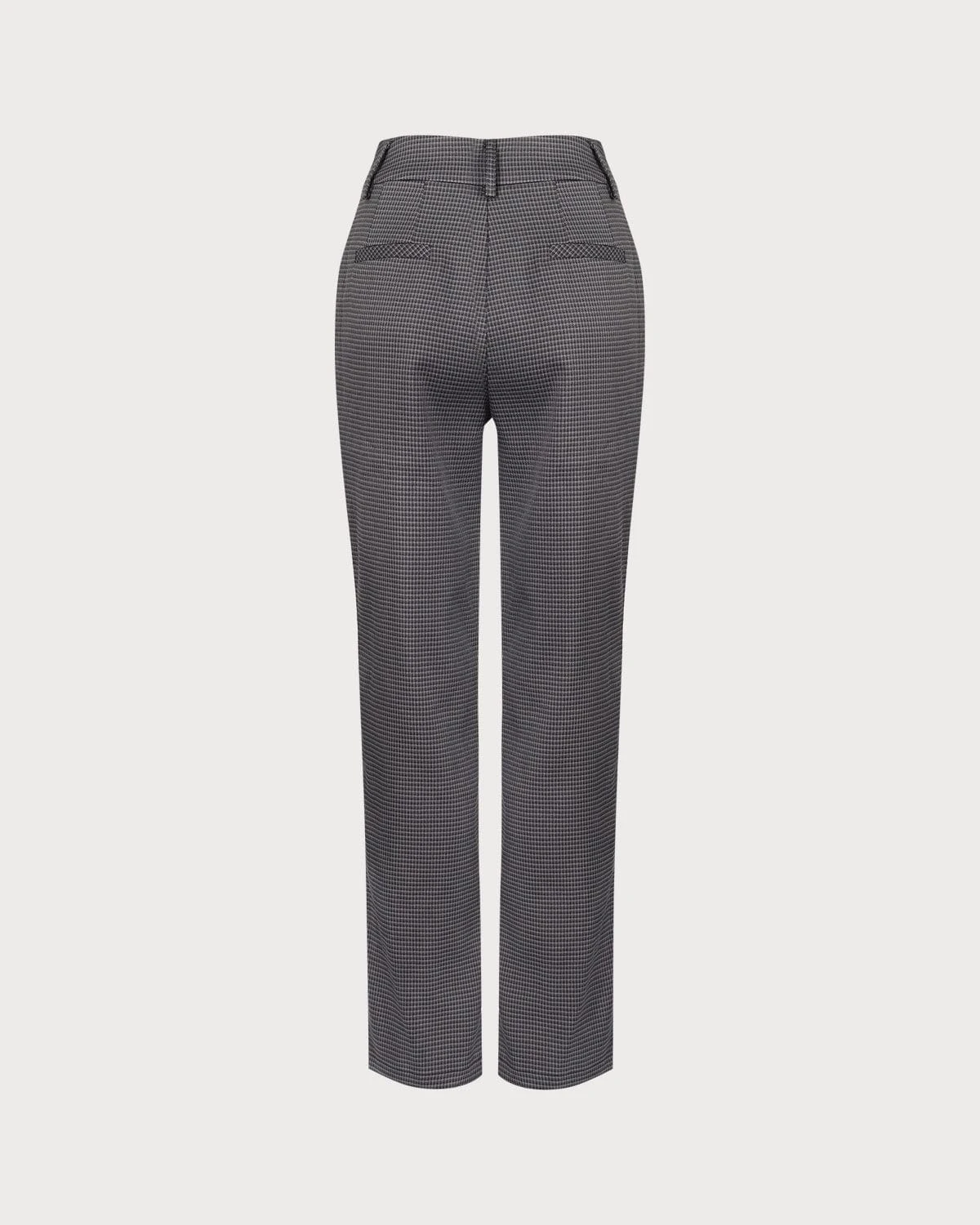 The Grey Houndstooth Straight Leg Pants 6 The Grey Houndstooth Straight Leg Pants - Image 6
