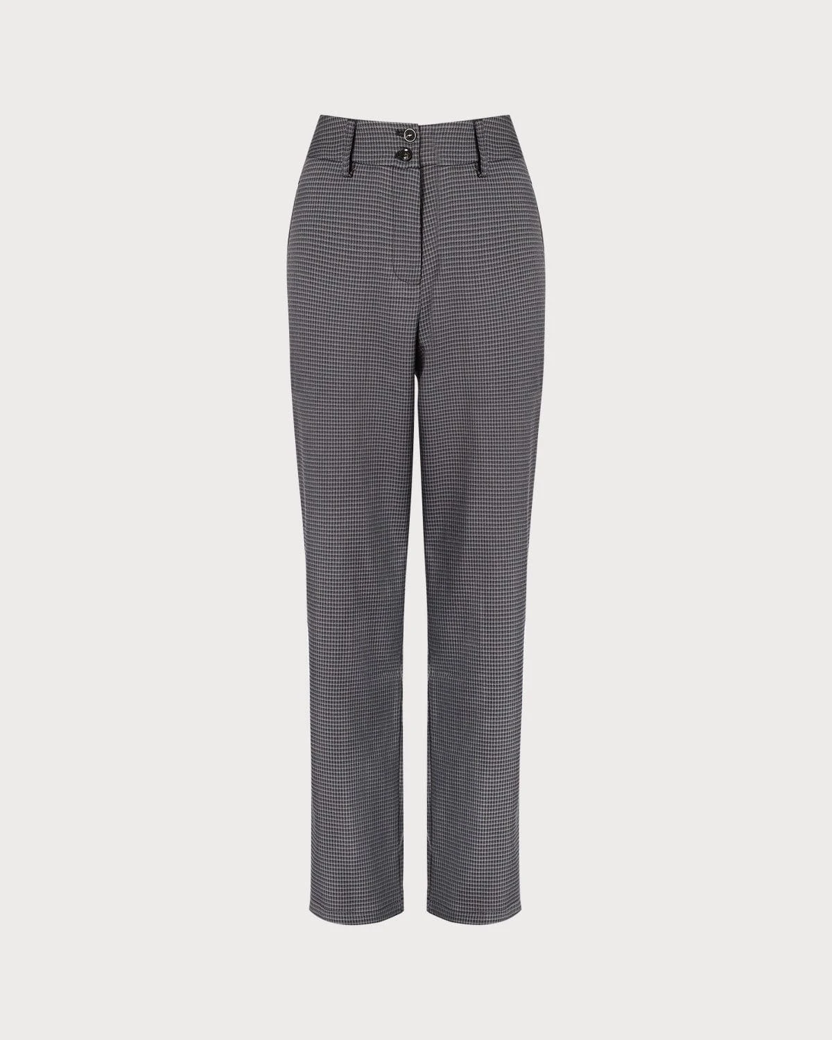 The Grey Houndstooth Straight Leg Pants 5 The Grey Houndstooth Straight Leg Pants - Image 5