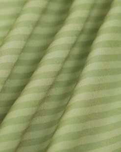 The Green V-Neck Lace Trim Satin Midi Dress -Outlet Dress Mix Up Store the lace trim striped dress dresses qbou5y