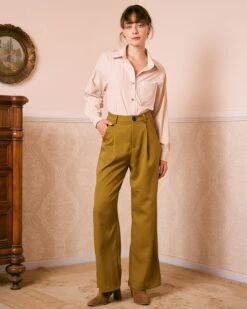 The Green Lapel Striped Button Up Blazer -Outlet Dress Mix Up Store the lapel striped button blazer outerwear fj9izb