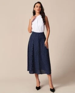 The White Mock Neck Scalloped Button Vest -Outlet Dress Mix Up Store the mock neck scalloped vest tops 6qlhm9 740955