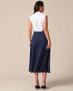 The White Mock Neck Scalloped Button Vest -Outlet Dress Mix Up Store the mock neck scalloped vest tops rbueje 284740