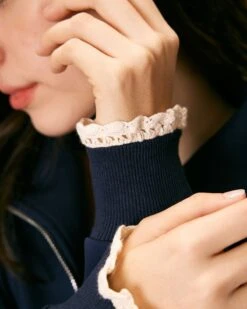 The Navy Stand Collar Half Zipper Sweatshirt 12 The Navy Stand Collar Half Zipper Sweatshirt -Outlet Dress Mix Up Store the navy solid half zip sweatshirt tops m0ejbt 966060