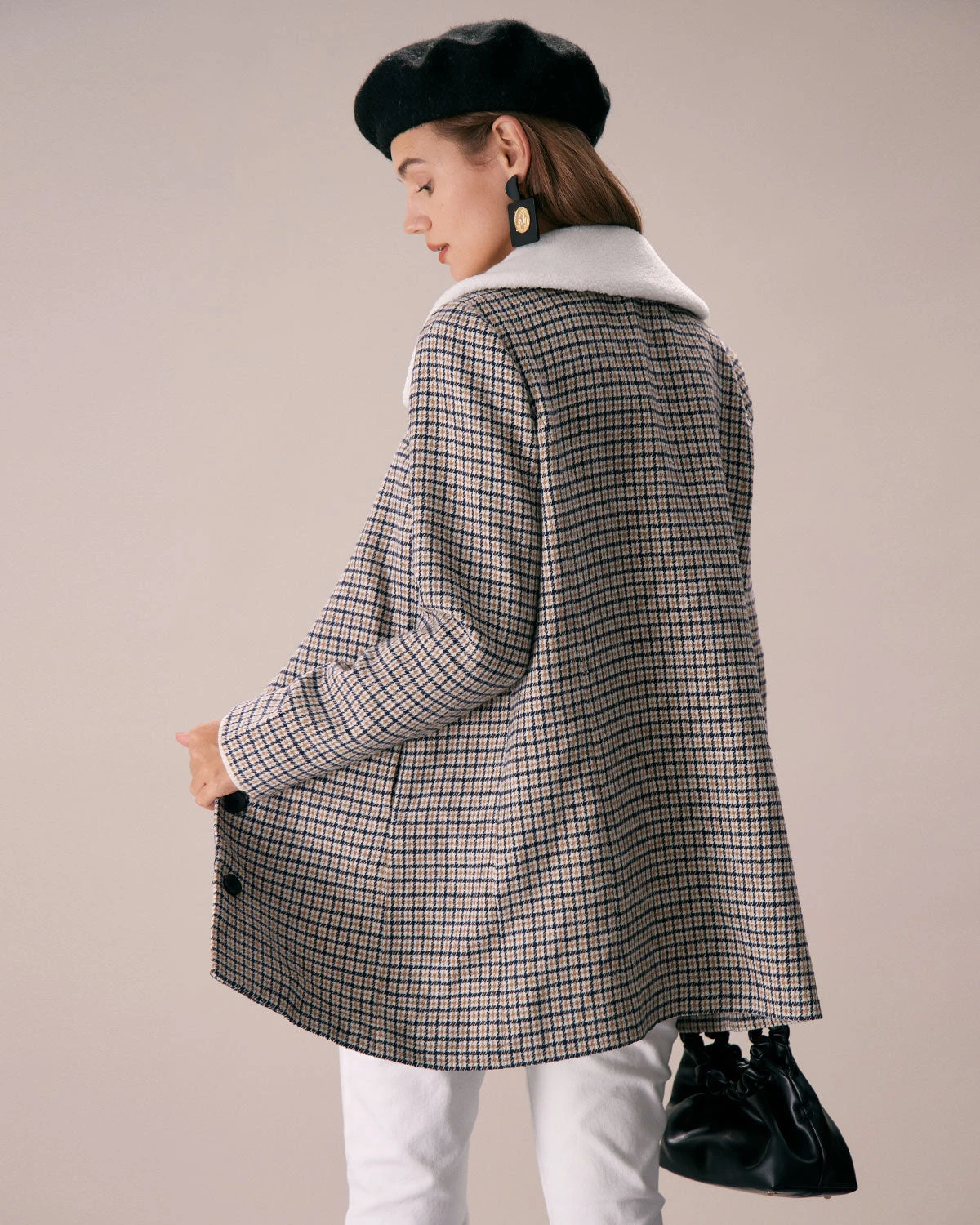 The Khaki Lapel Single Breasted Plaid Blazer 5 The Khaki Lapel Single Breasted Plaid Blazer - Image 5