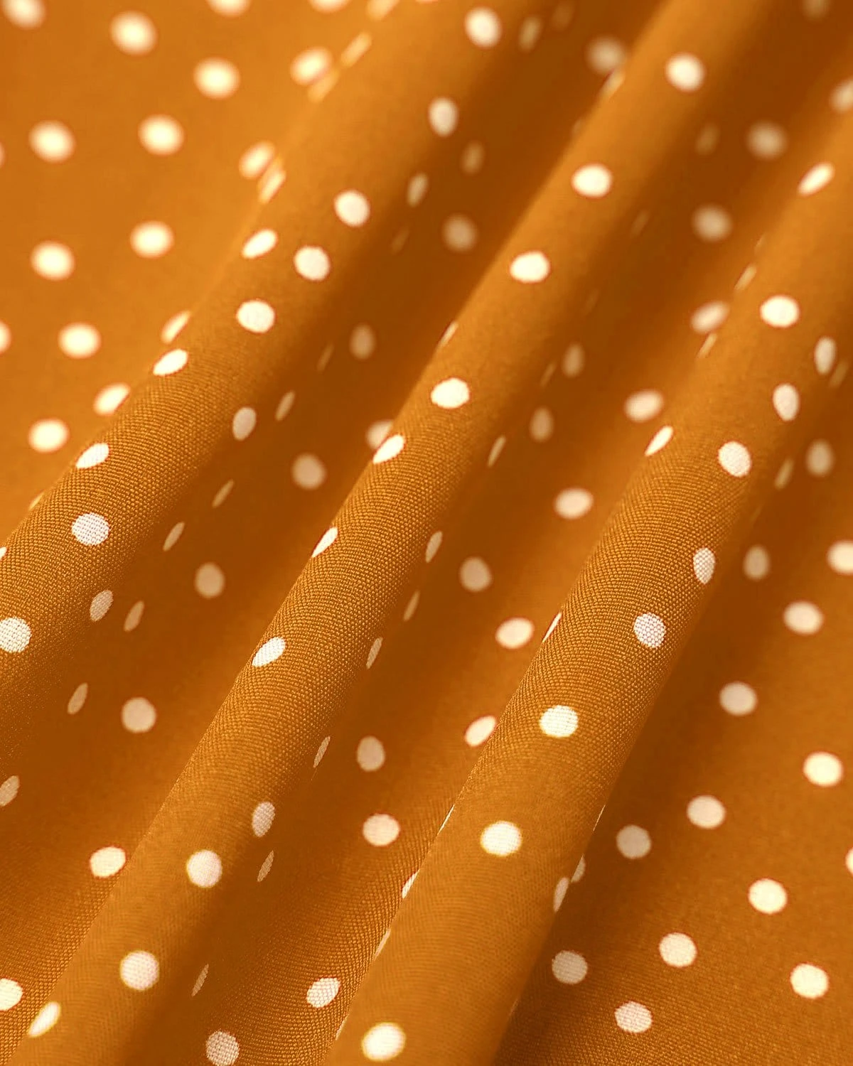 The Yellow Polka Dot Ruffle Wrap Dress 2 The Yellow Polka Dot Ruffle Wrap Dress - Image 2