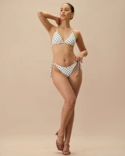 The Polka Dot Triangle Bikini Top -Outlet Dress Mix Up Store the polka dot triangle bikini top bikinis rqceez