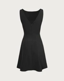 The Black Boat Neck High Waisted Mini Dress -Outlet Dress Mix Up Store the red boat neck solid mini dress dresses bhhgt6 1408d031 10d0 4273 8446 b2f74f9c13e6