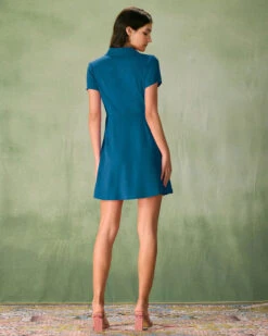 The Blue Lapel Button Mini Dress -Outlet Dress Mix Up Store the red lapel button mini dress dresses xr2ipq 006050cf 3c7b 4a81 aeec 6d5691ff5a12