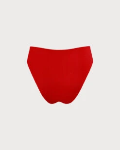 The Red Ribbed Bikini Bottom -Outlet Dress Mix Up Store the ribbed bikini bottom bikinis rekofg
