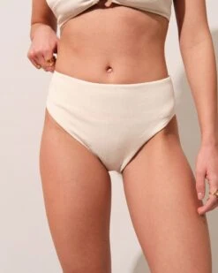 The Beige Textured Halter Bikini Set 7 The Beige Textured Halter Bikini Set -Outlet Dress Mix Up Store the ribbed textured halter bikini set bikinis vf4fpl 416062