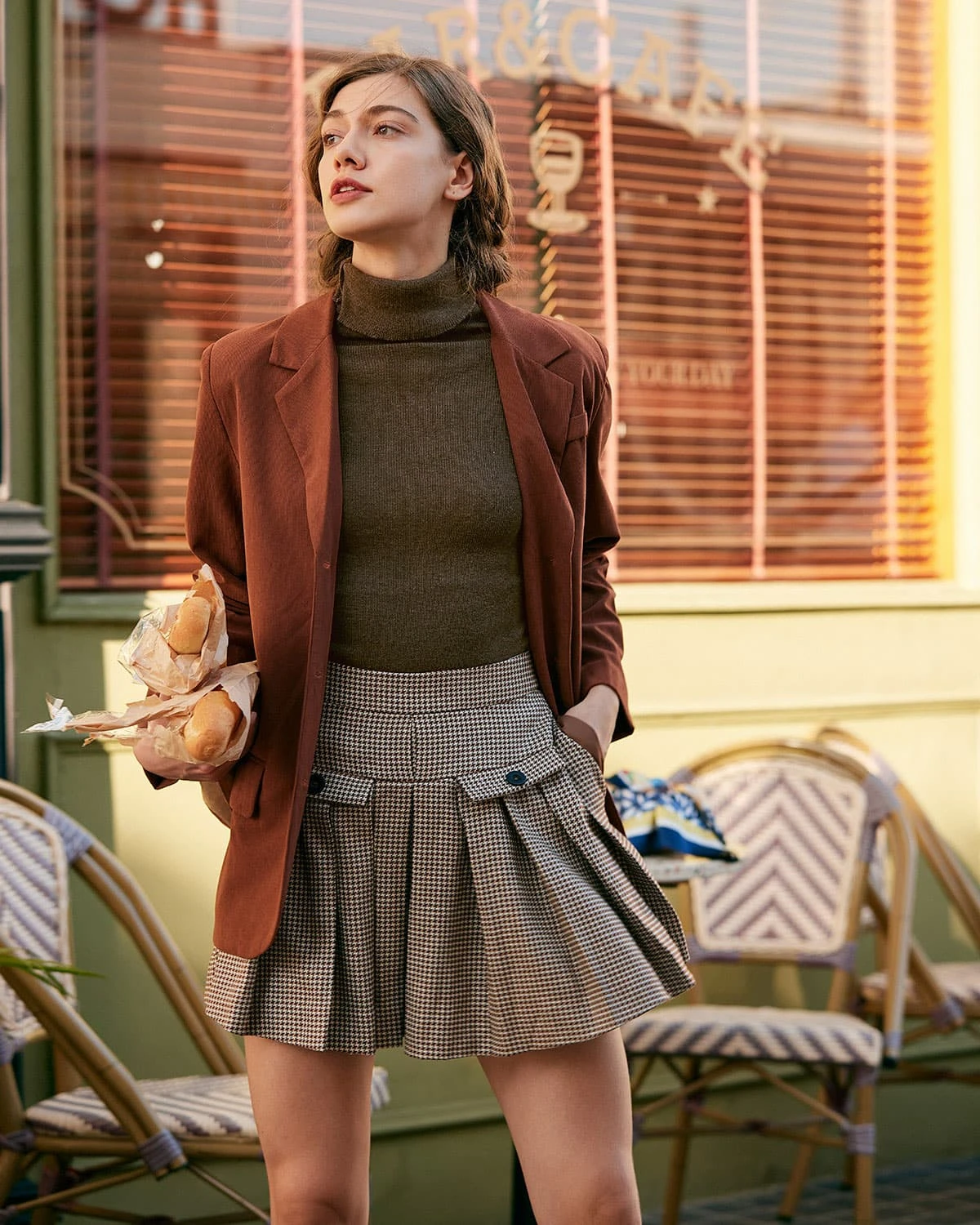 The Solid Turtleneck Ribbed Sweater 3 The Solid Turtleneck Ribbed Sweater - Image 3