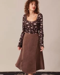 The Coffee Square Neck Floral Lace Trim Tee 8 The Coffee Square Neck Floral Lace Trim Tee -Outlet Dress Mix Up Store the square neck lace trim floral top tops wrl4la 994501