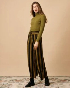 The Solid Textured Turtleneck Knit Top -Outlet Dress Mix Up Store the textured turtleneck knit top tops weufih