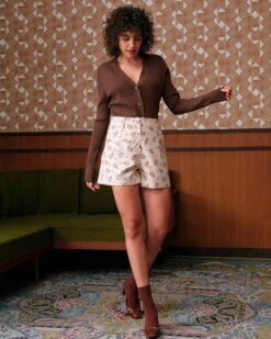 The Solid V Neck Ribbed Knit Top -Outlet Dress Mix Up Store the v neck ribbed knit sweater tops jsuoyl