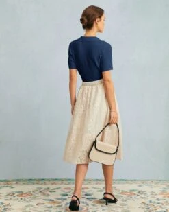 The Navy Collared Pointelle Knit Top -Outlet Dress Mix Up Store the white collared pointelle kint top tops lvw62k a17b0e4a 390a 4251 adfc 5defe6150e82 560620