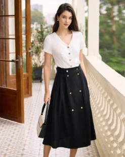 The White V Neck Button Shirt -Outlet Dress Mix Up Store the white v neck button shirt tops paj9jq