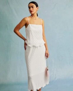 The White Water Ripple Textured Hem Cami Top -Outlet Dress Mix Up Store the white wave hem cami top tops geb2xo 865667