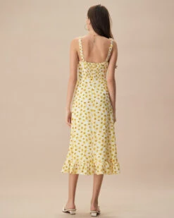 The Yellow Daisy Ruffle Slip Midi Dress 7 The Yellow Daisy Ruffle Slip Midi Dress -Outlet Dress Mix Up Store the yellow daisy ruffle midi dress dresses 7cxcf6